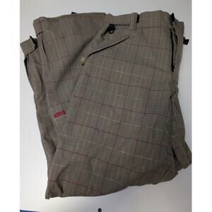 E408 Style 2408 Women's Size XL Plaid Ski Snow Pants